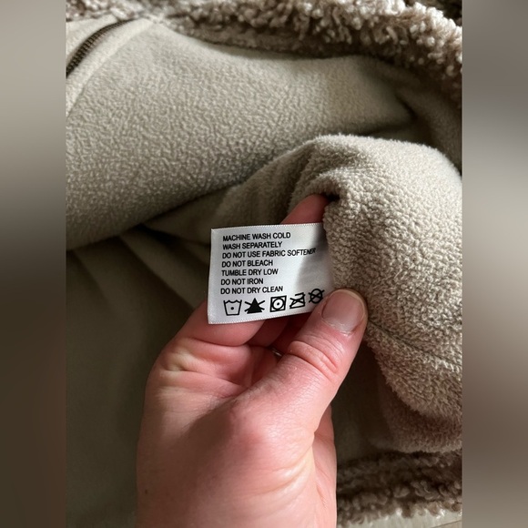 Orvis Women’s Sherpa Fleece Lined Jacket Light Beige - Size XL - Picture 5 of 8